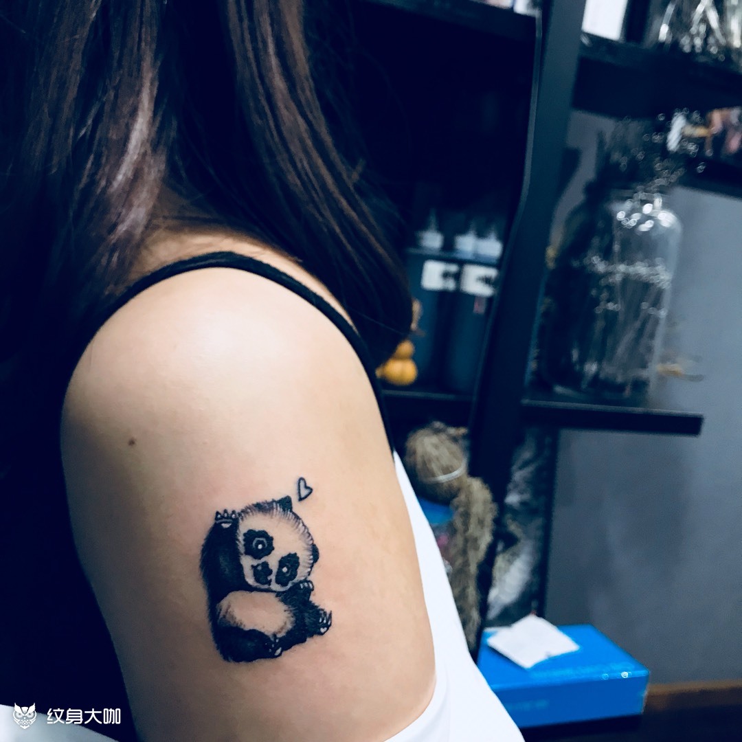 小熊猫x3_纹身图案手稿图片_瑞顼的纹身作品集
