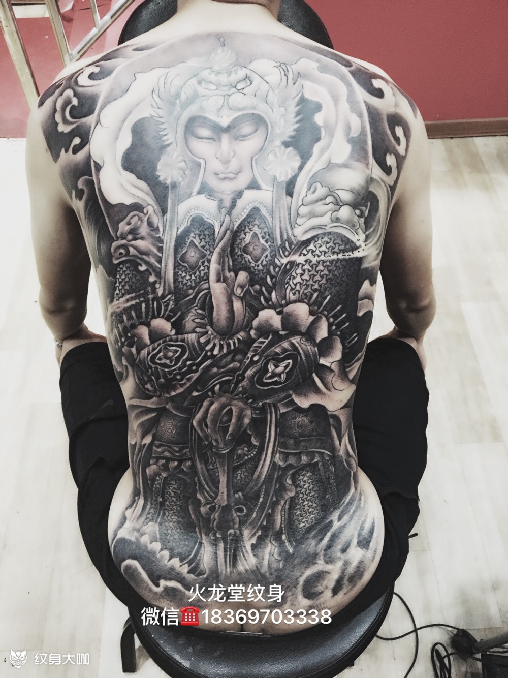 韦陀_纹身图案手稿图片_济宁火龙堂的纹身作品集