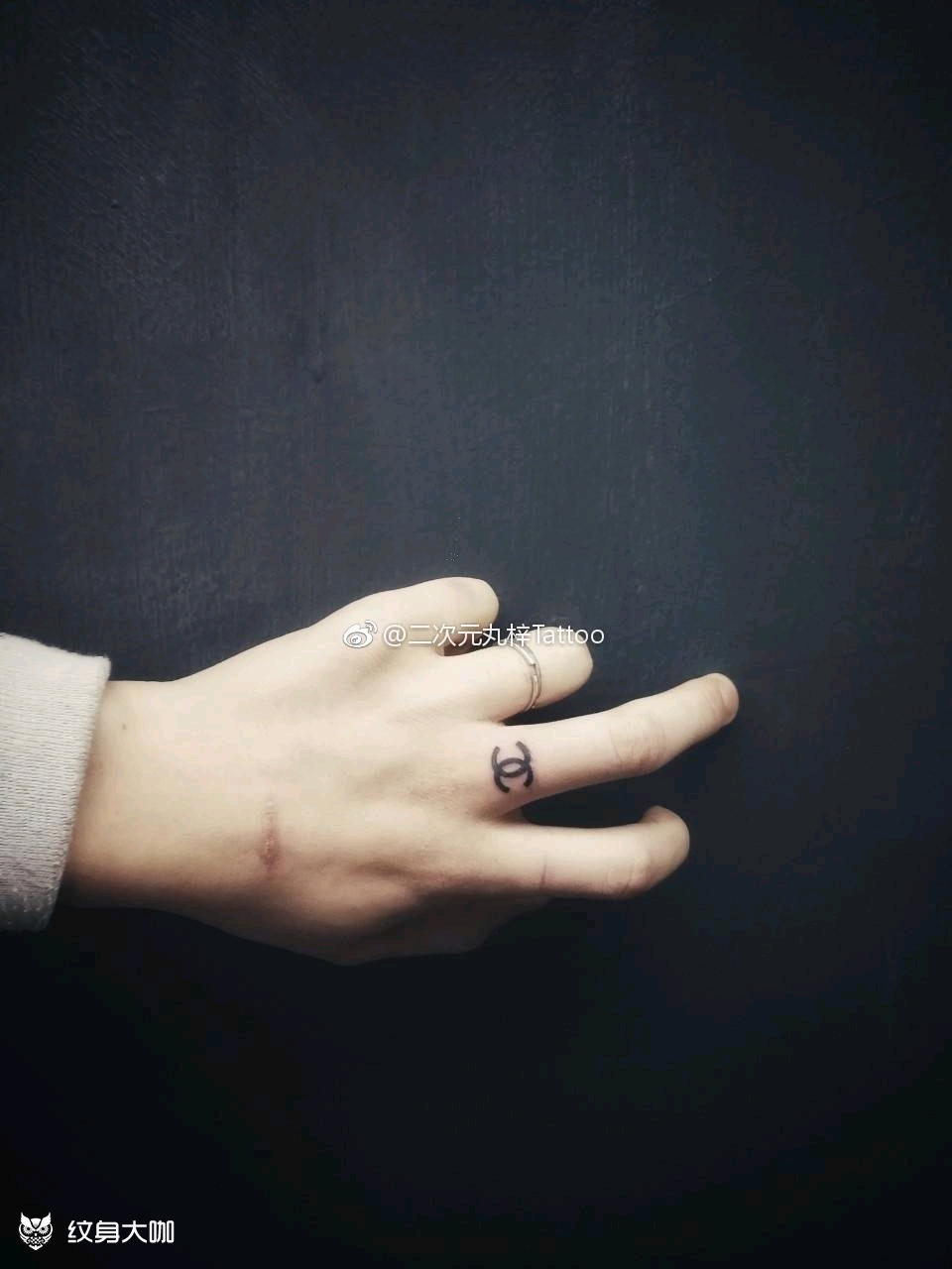 手指小图_纹身图案手稿图片_丸梓的纹身作品集