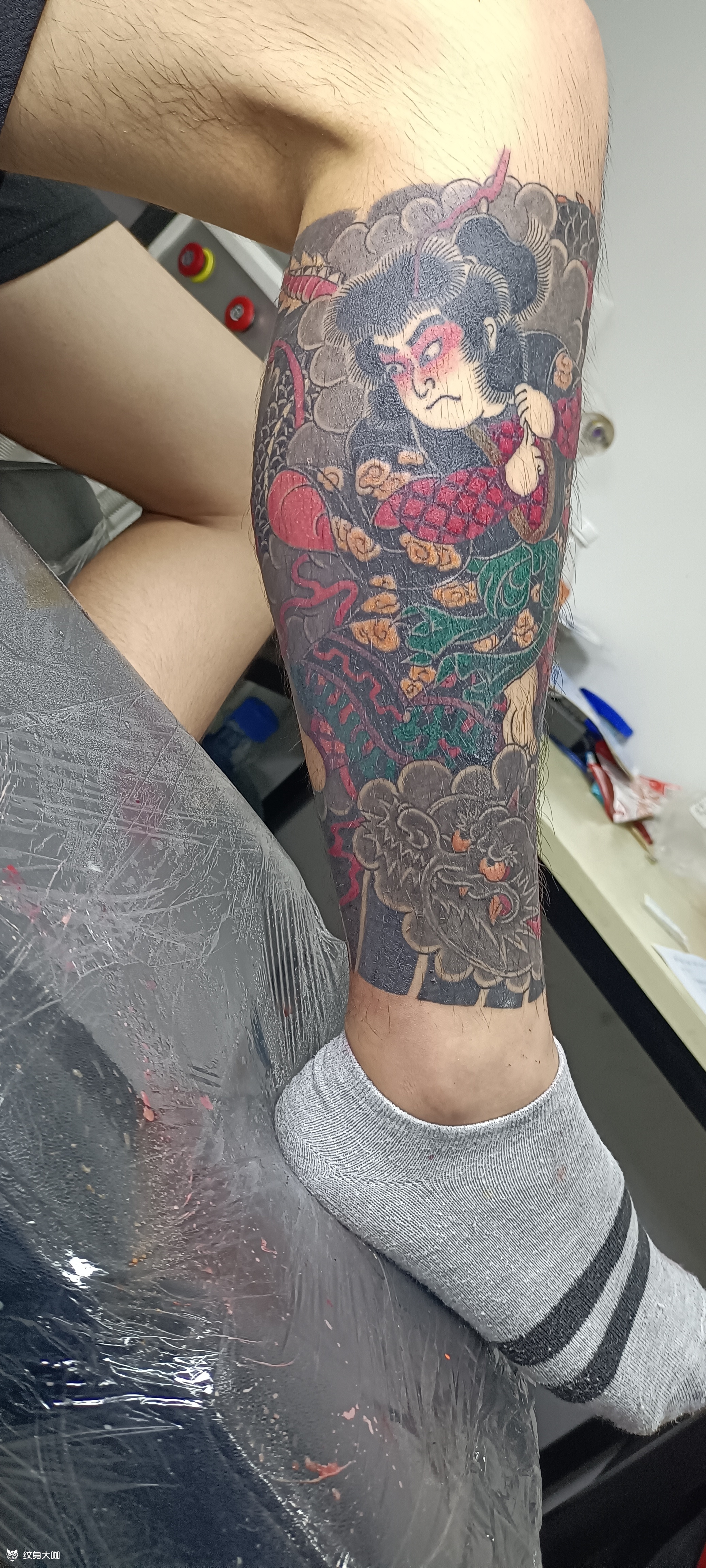 老传统_纹身图案手稿图片_李国亮的纹身作品集