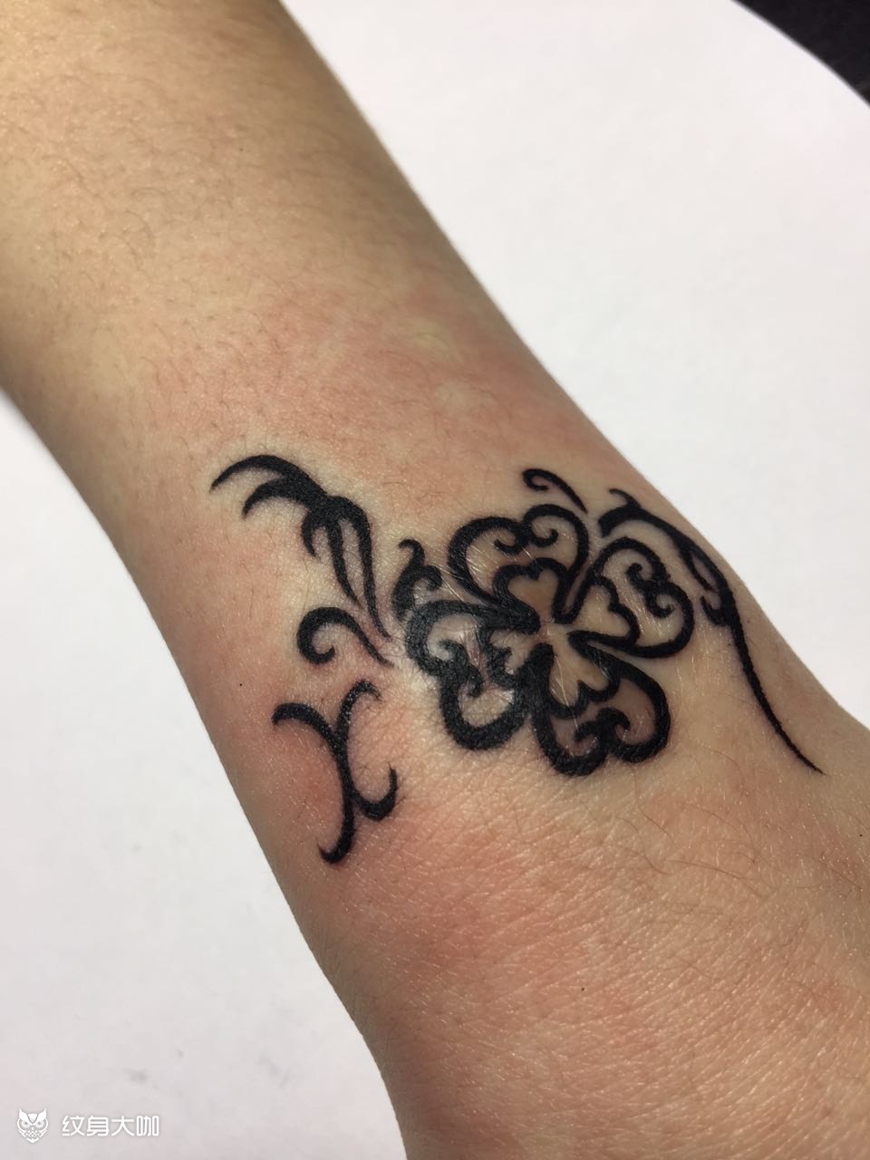 盖疤痕_纹身图案手稿图片_张林的纹身作品集