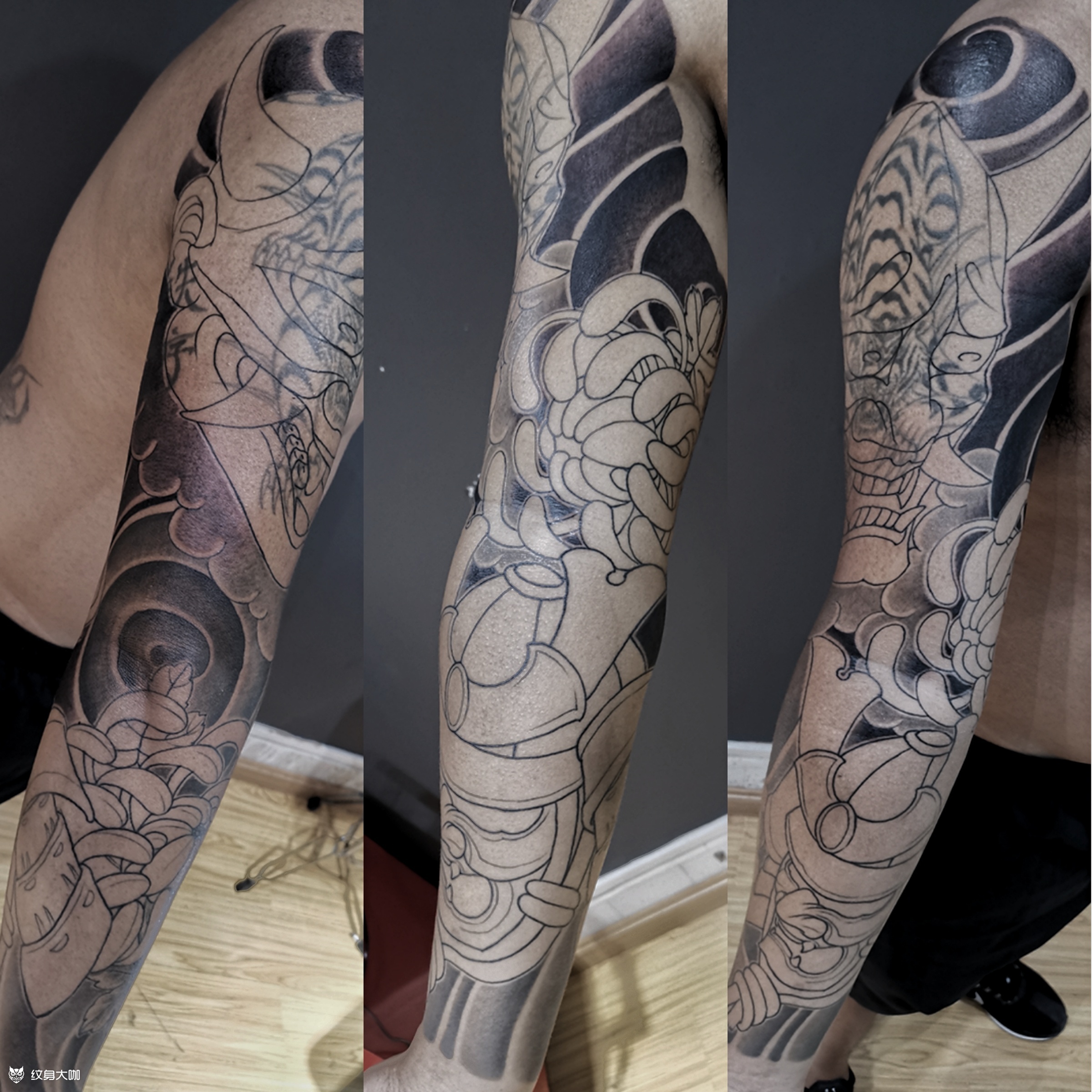 老传统遮盖花臂