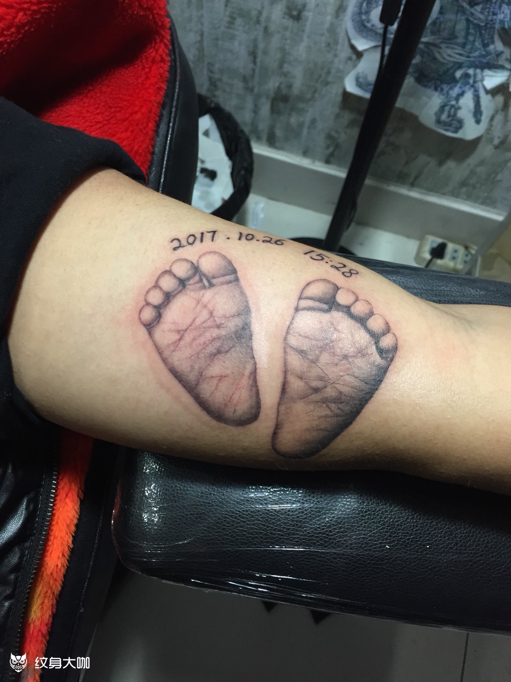 脚丫_纹身图案手稿图片_阿宝的纹身作品集