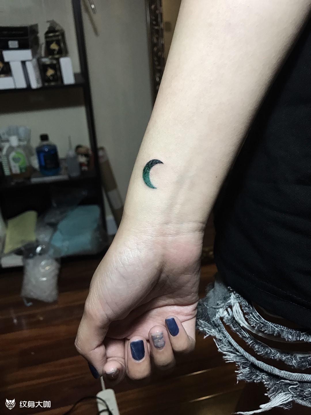 小月亮_纹身图案手稿图片_truman·老池的纹身作品集