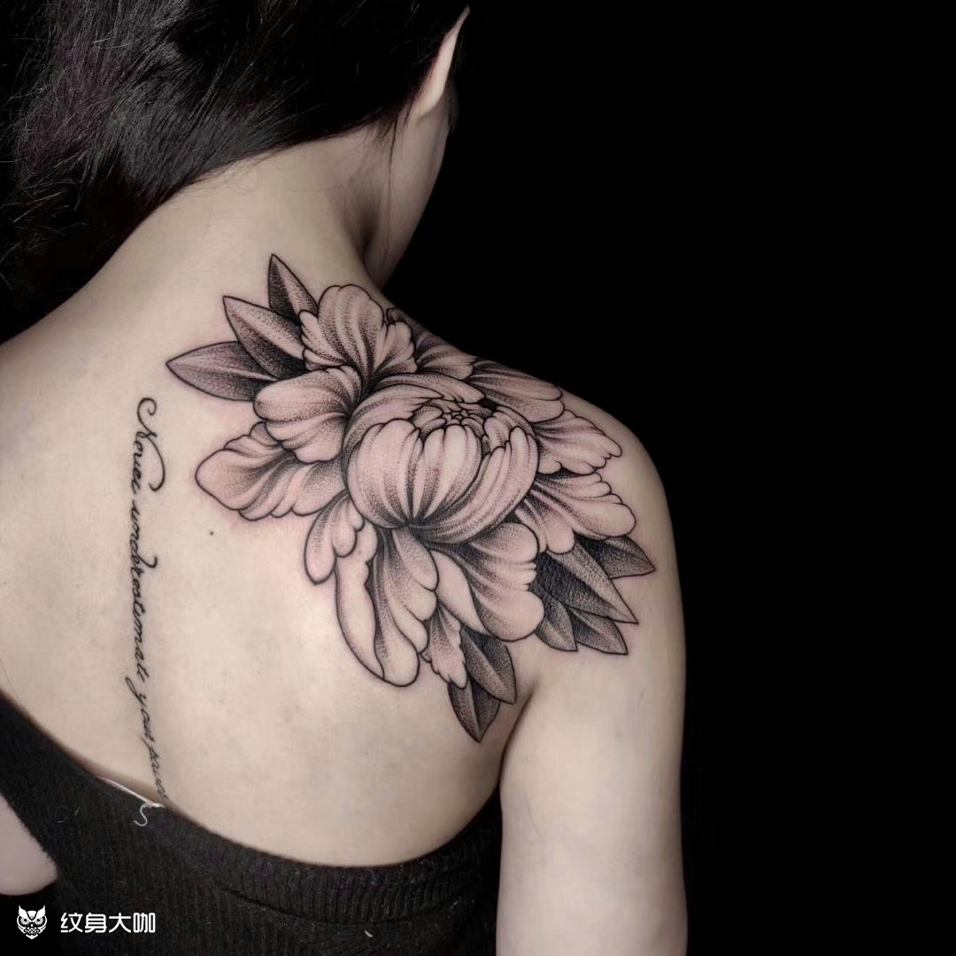 肩花_纹身吧社区 - 纹身大咖