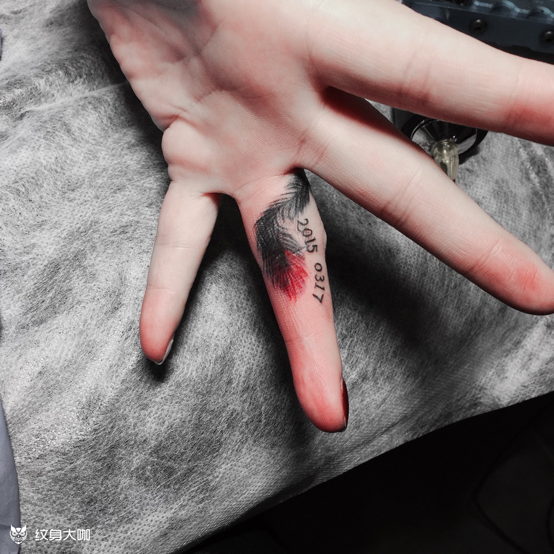 手指覆盖_纹身图案手稿图片_魁的纹身作品集