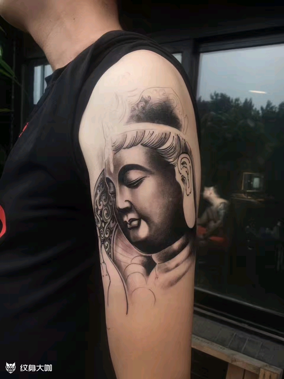 佛_纹身图案手稿图片_大瑞的纹身作品集