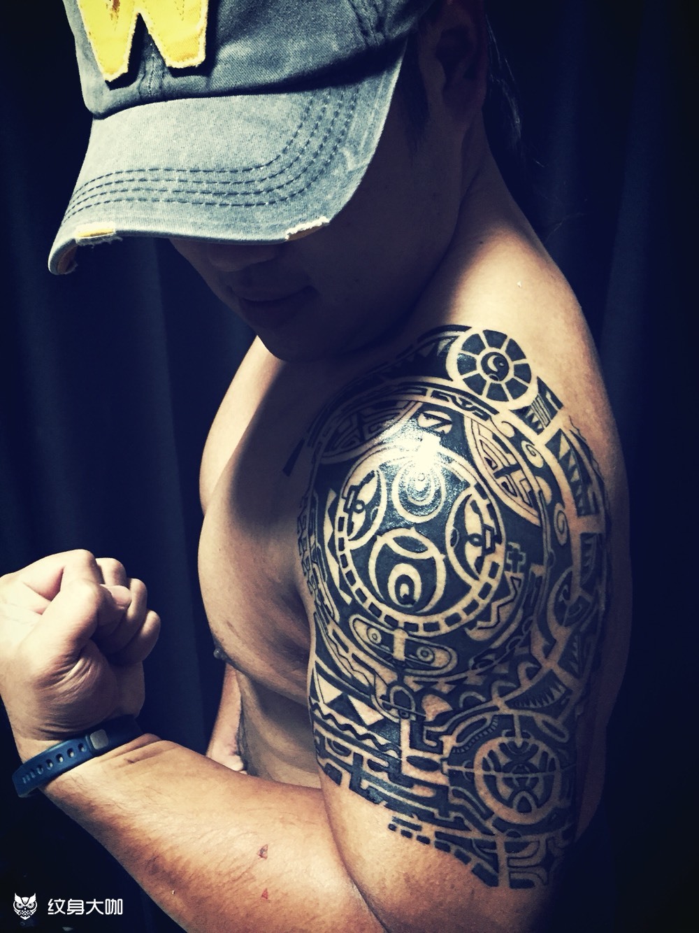 强森精神_纹身图案手稿图片_boss的纹身作品集