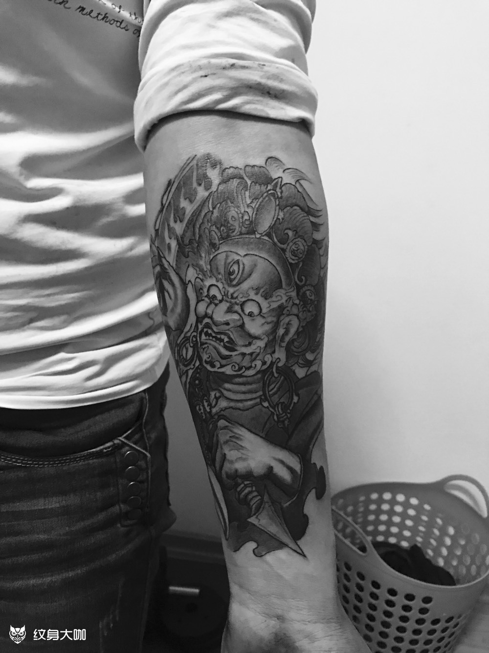 大威德金刚_纹身图案手稿图片_沐麟的纹身作品集
