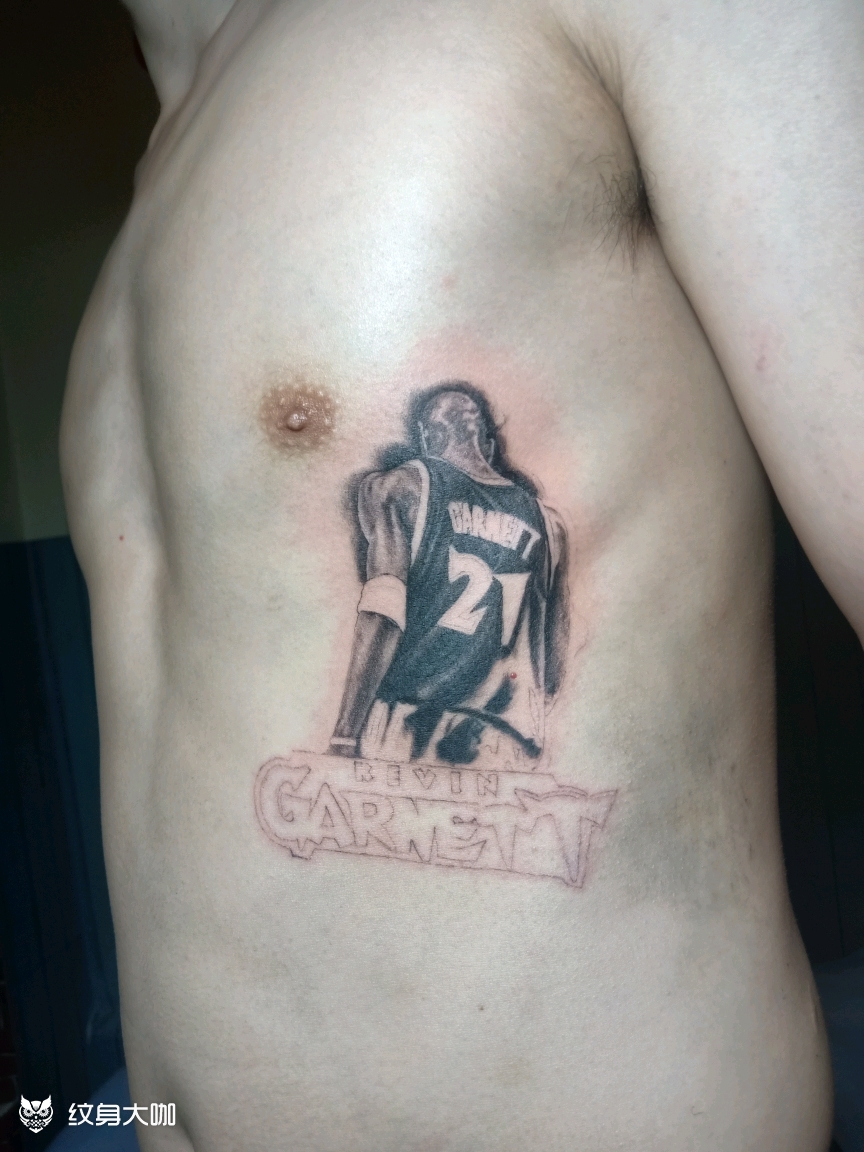 遮盖——凯文加内特客人喜欢篮_纹身吧社区 - 纹身大咖