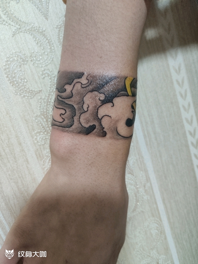 紧箍咒臂环_纹身图案手稿图片_陈进的纹身作品集