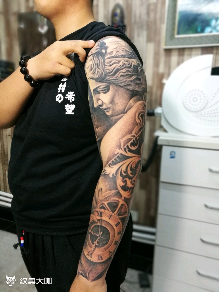 爱神维纳斯_纹身图案手稿图片_慧君的纹身作品集