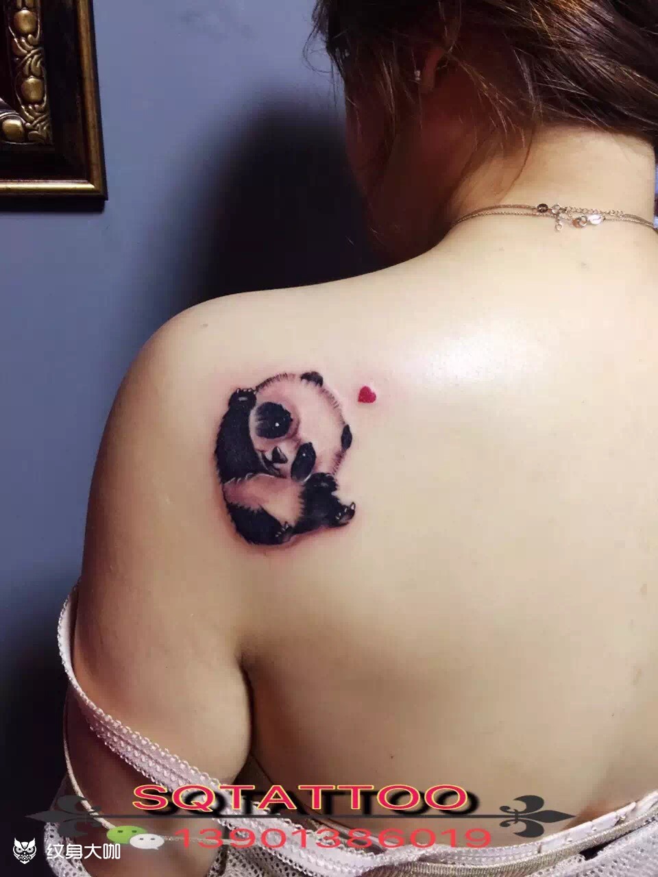 小熊猫_纹身图案手稿图片_小蚊的纹身作品集