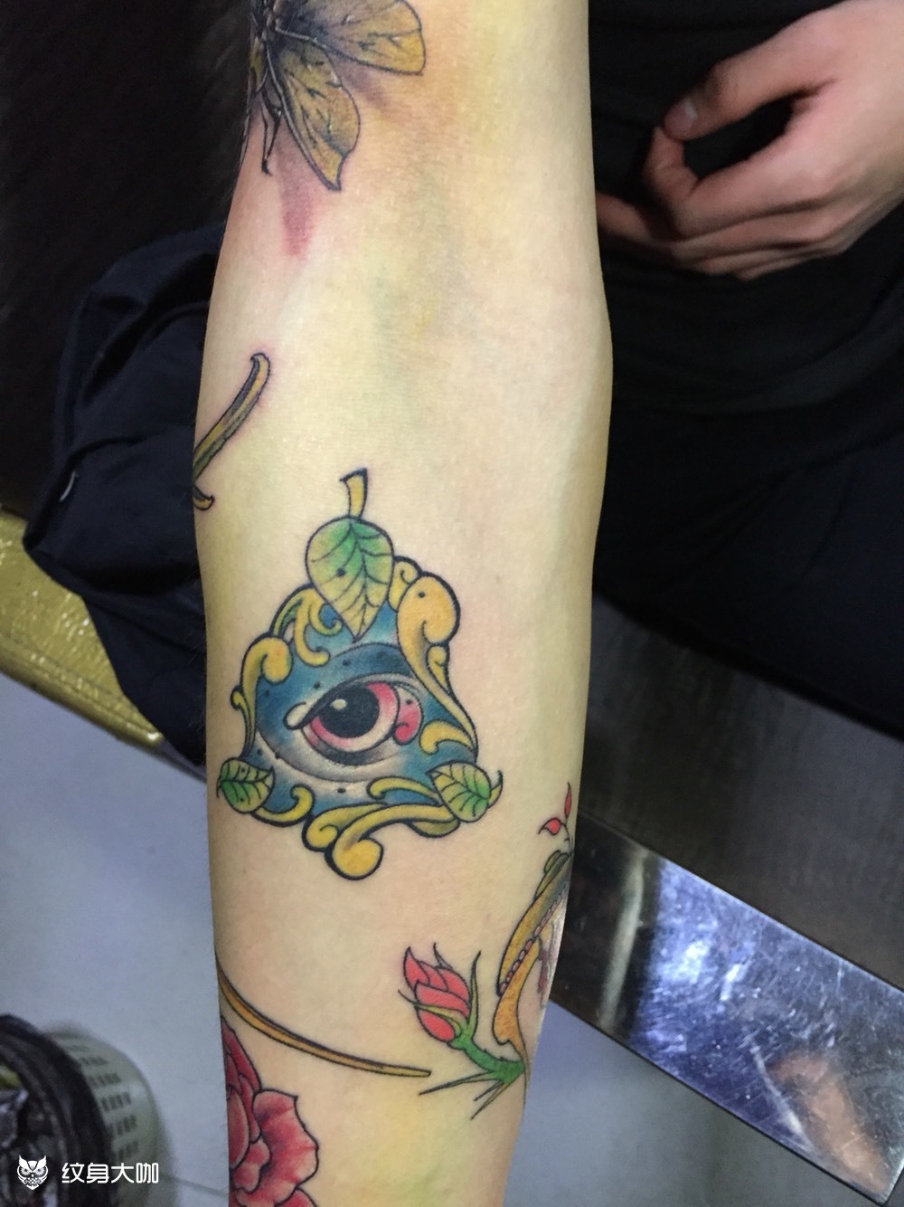 眼睛_纹身图案手稿图片_阿进的纹身作品集