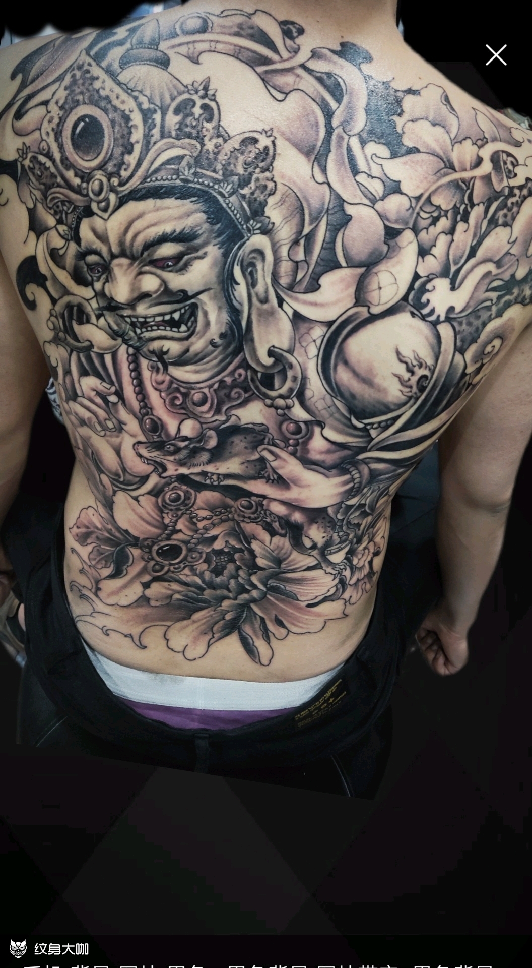 财神_纹身图案手稿图片_葛勇的纹身作品集