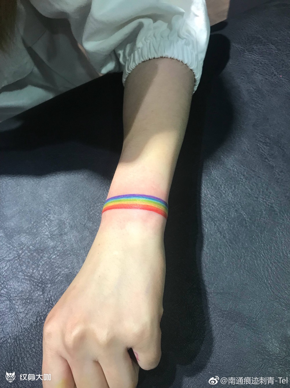 彩虹_纹身图案手稿图片_聪聪的纹身作品集