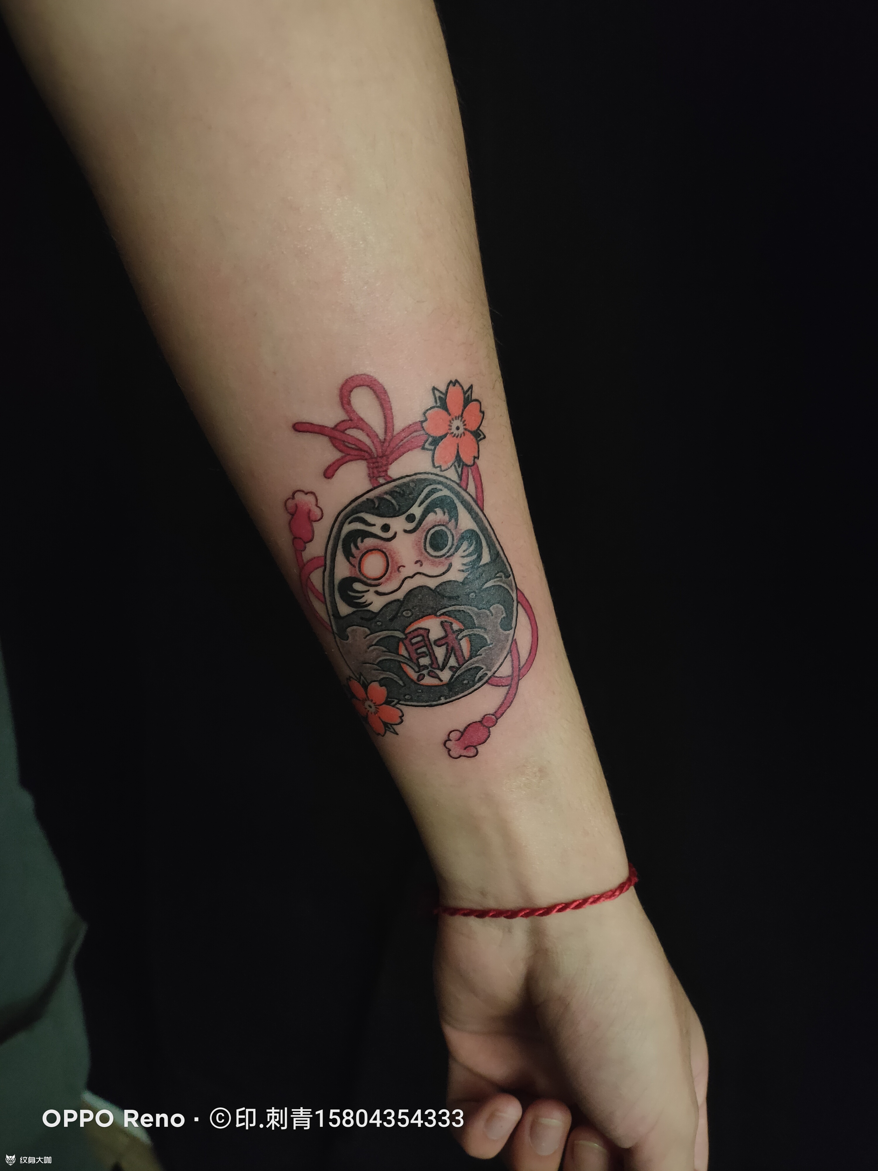 达摩蛋_纹身图案手稿图片_俊辰的纹身作品集