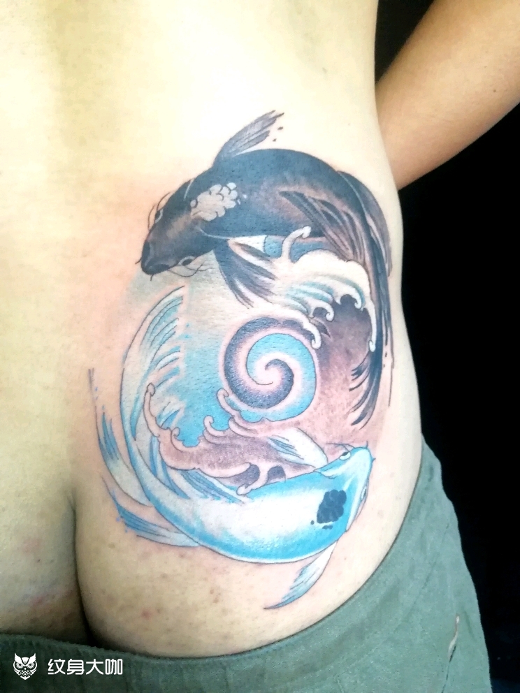 太极双鱼经过沟通,顾客喜欢太_纹身吧社区 - 纹身大咖