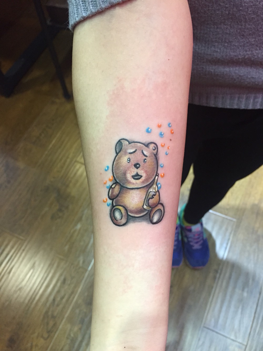 小熊_纹身图案手稿图片_jay的纹身作品集