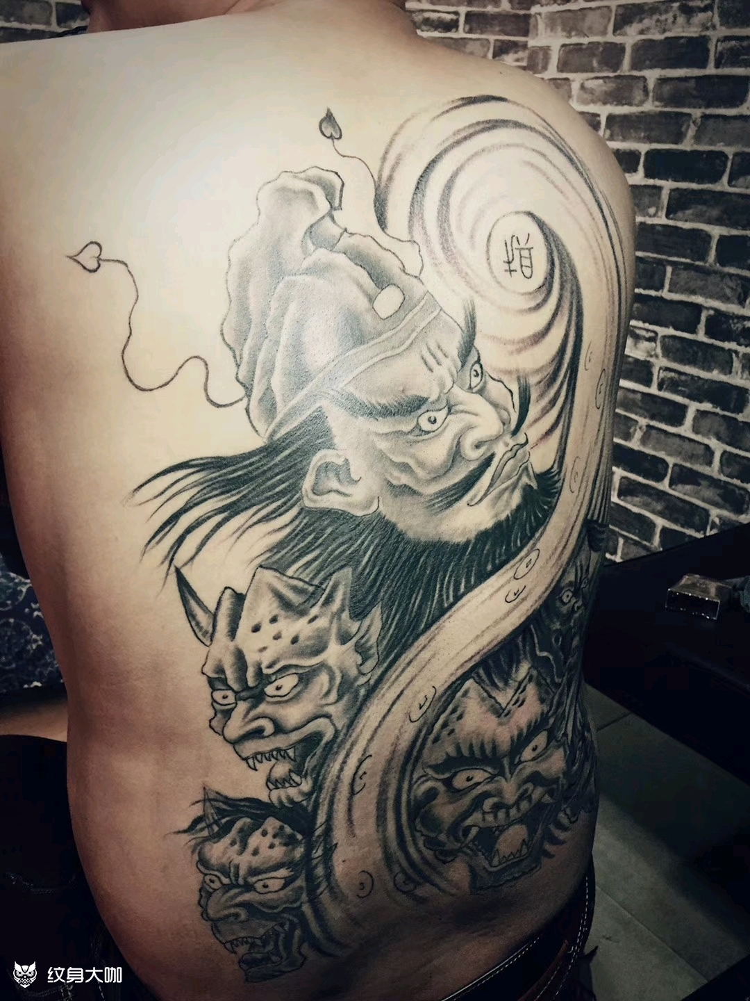 钟馗!_纹身图案手稿图片_福鼎针酷纹刺的纹身作品集