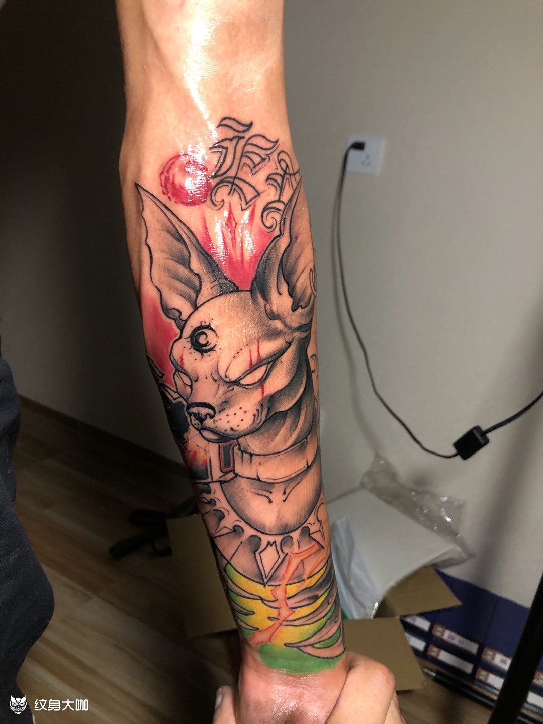 破坏神_纹身图案手稿图片_晓辉的纹身作品集