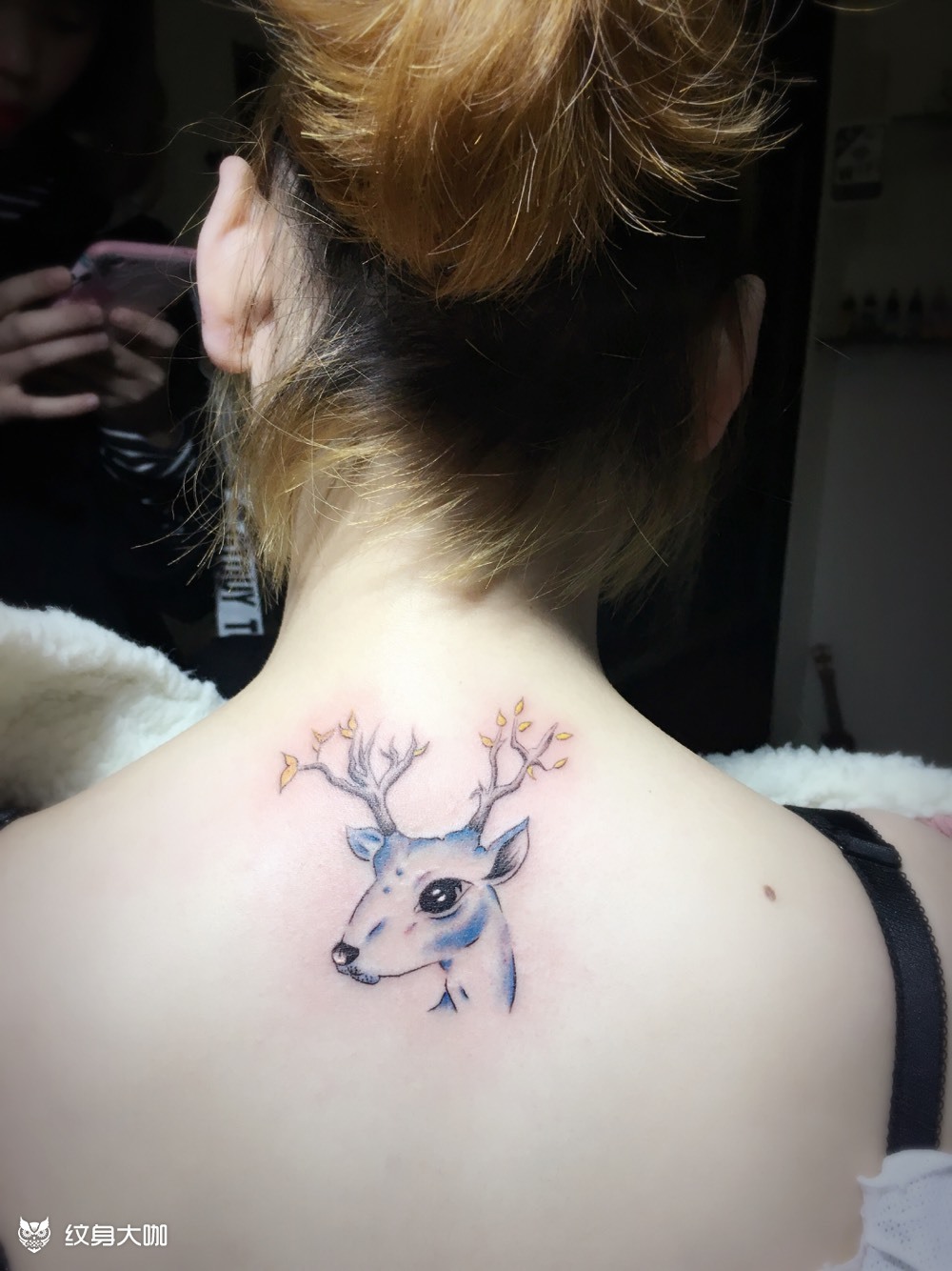 麋鹿_纹身图案手稿图片_……限时优惠中!……的纹身作品集