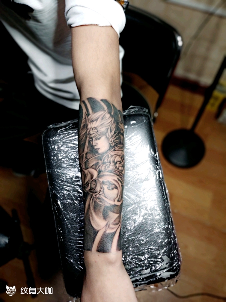 赵云_纹身图案手稿图片_朋凯的纹身作品集