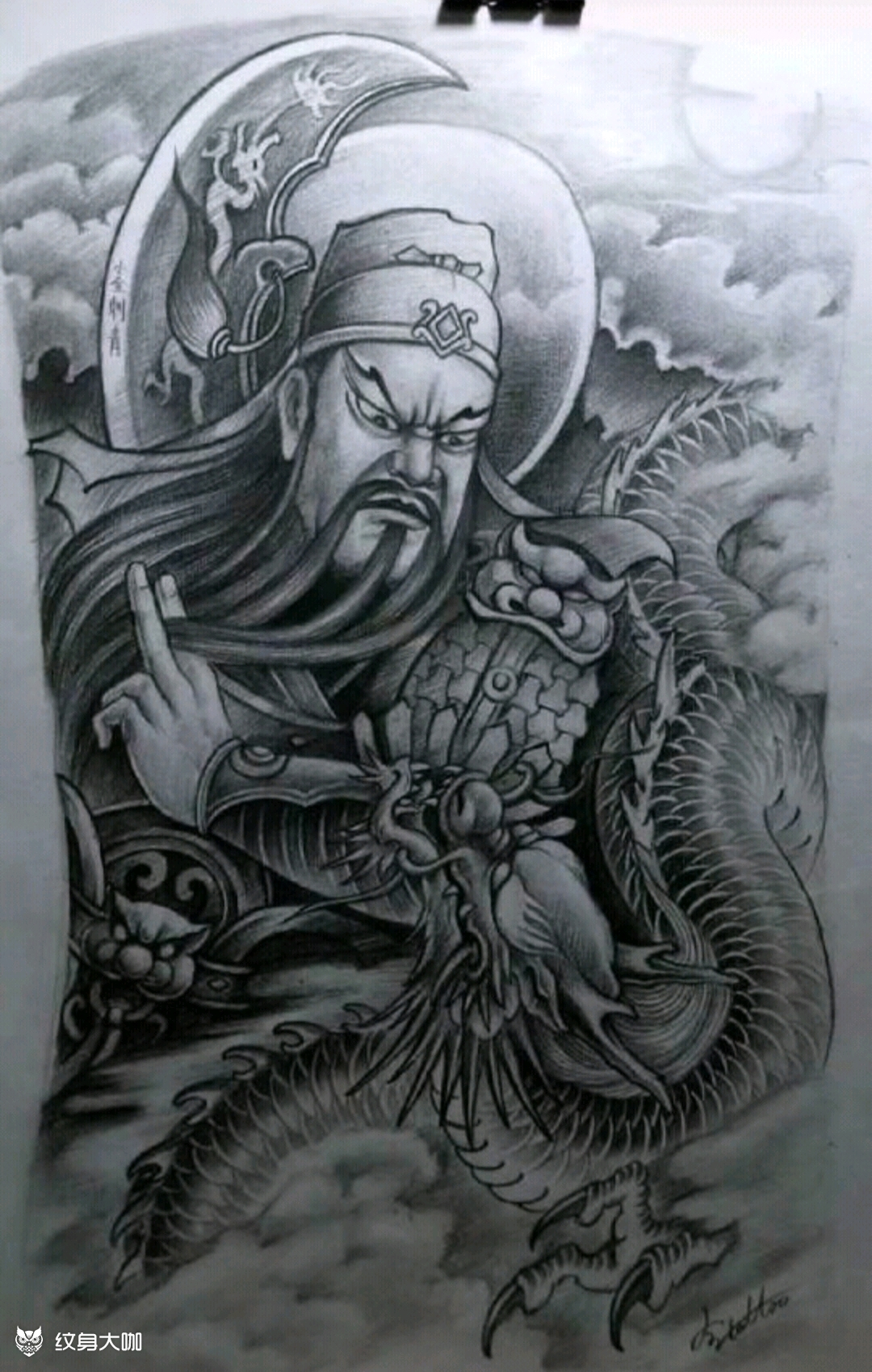 ps满背效果图_纹身吧社区 - 纹身大咖
