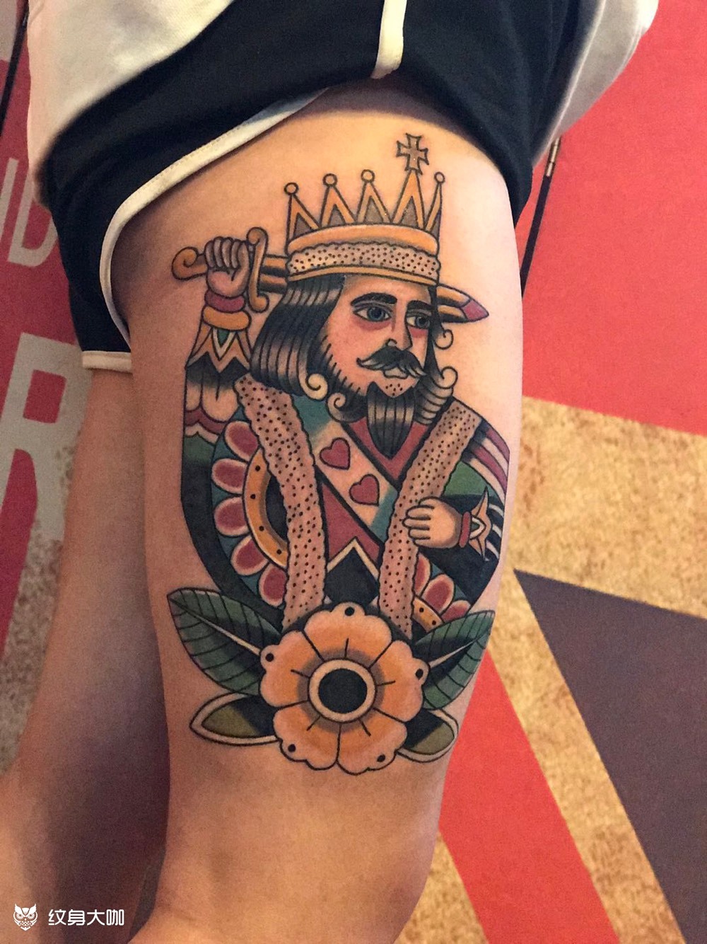 红桃k_纹身图案手稿图片_吕宗涛的纹身作品集