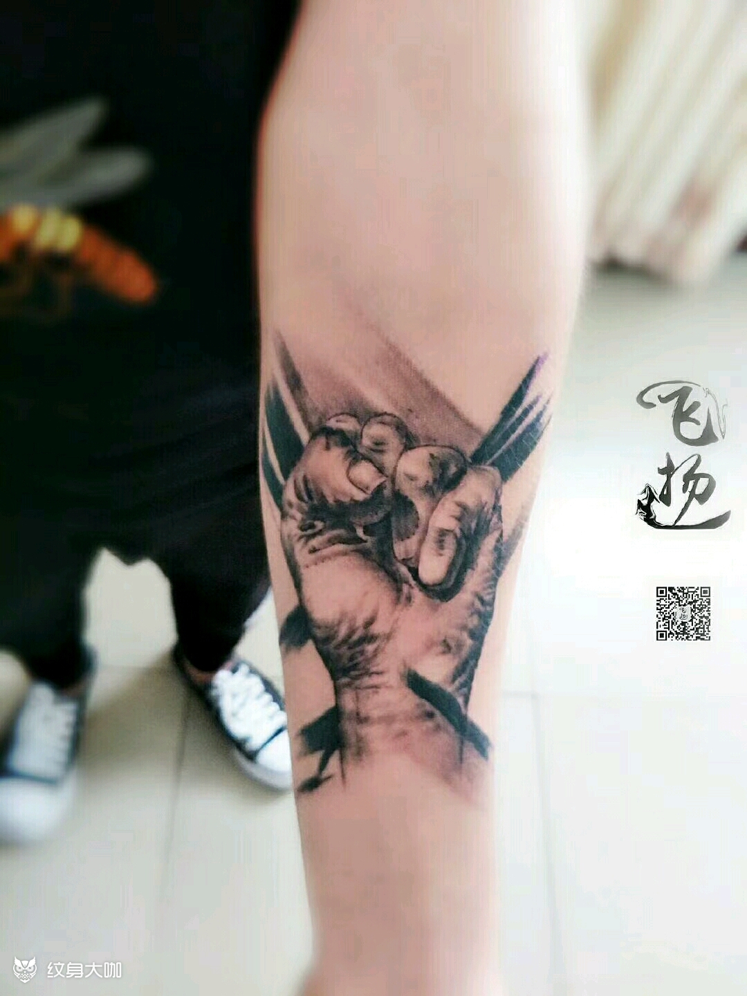 power_纹身图案手稿图片_刘飞的纹身作品集