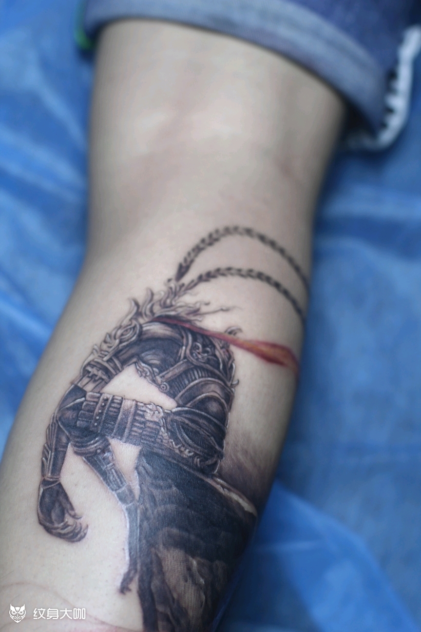 大圣归来_纹身图案手稿图片_梁创的纹身作品集