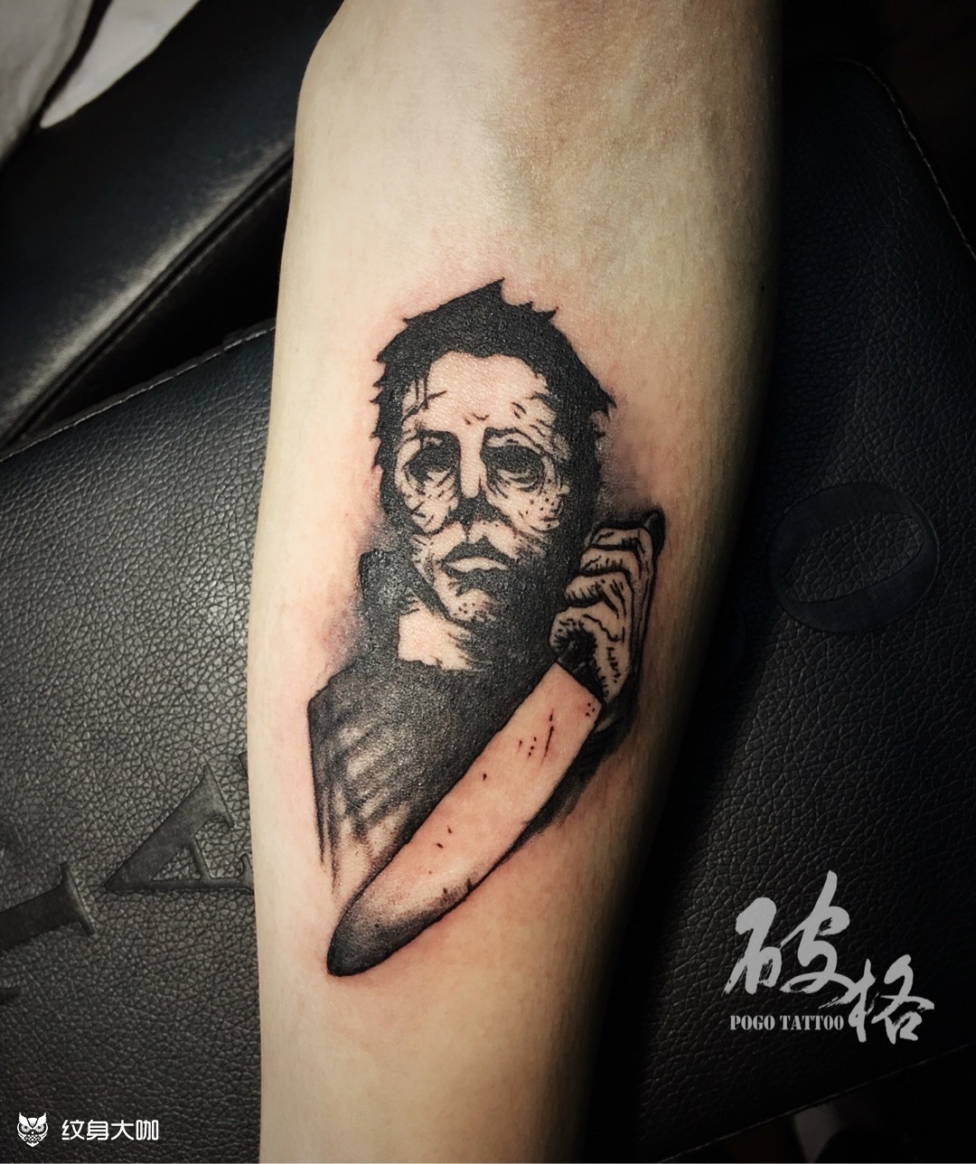 杀手_纹身图案手稿图片_lin的纹身作品集