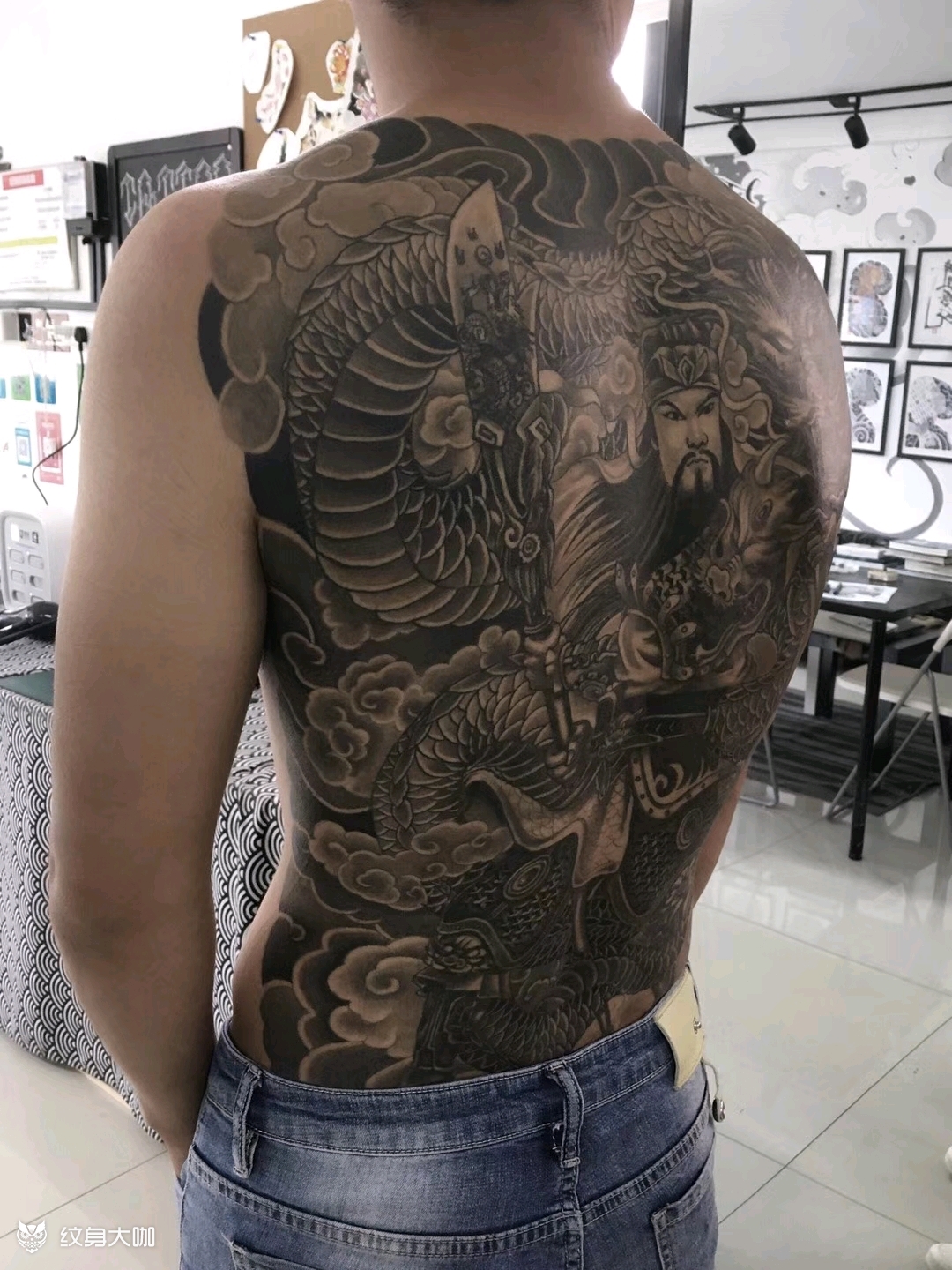 关公 完成度90%_纹身图案手稿图片_雕勇的纹身作品集