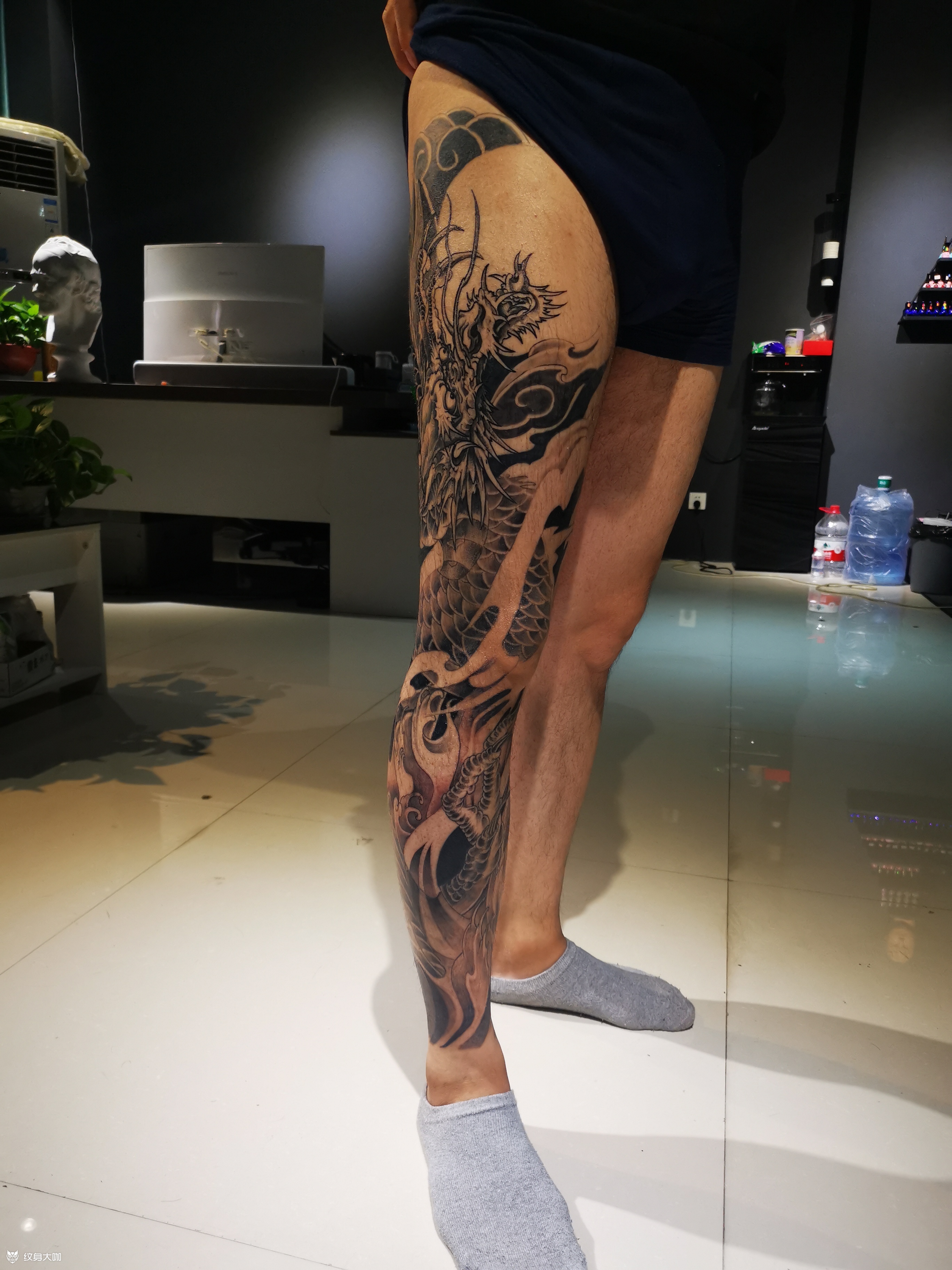 龙腿大威天龙,大罗法咒_纹身吧社区 - 纹身大咖