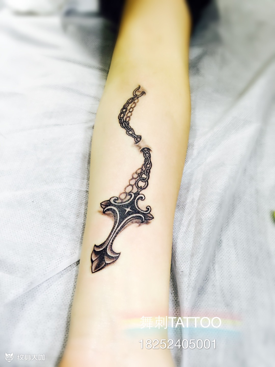 克罗心_纹身图案手稿图片_沈云东的纹身作品集