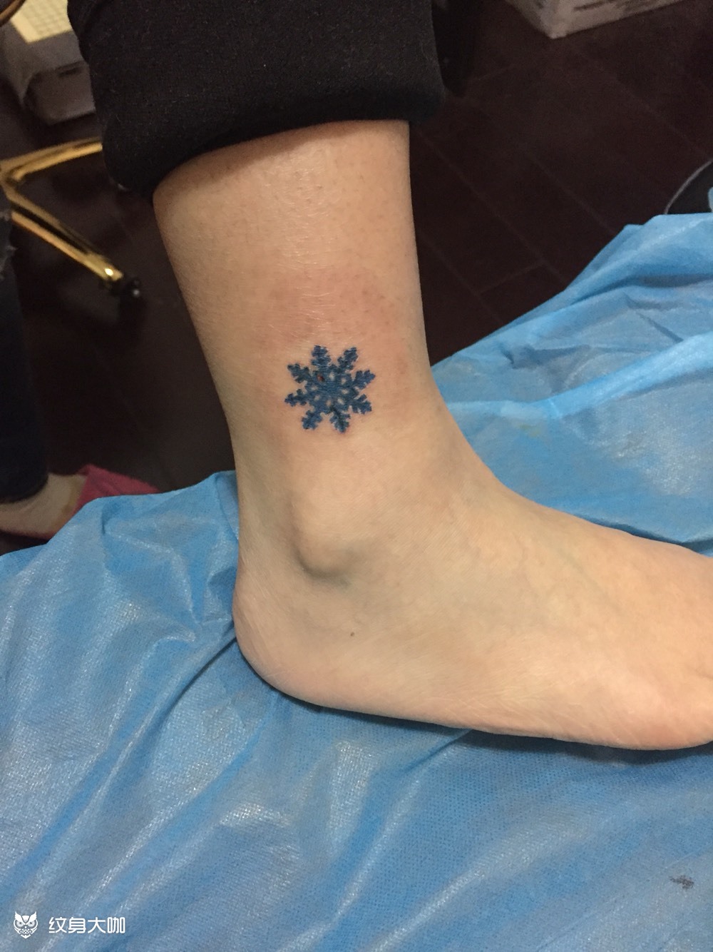 雪花_纹身图案手稿图片_王迪凡的纹身作品集