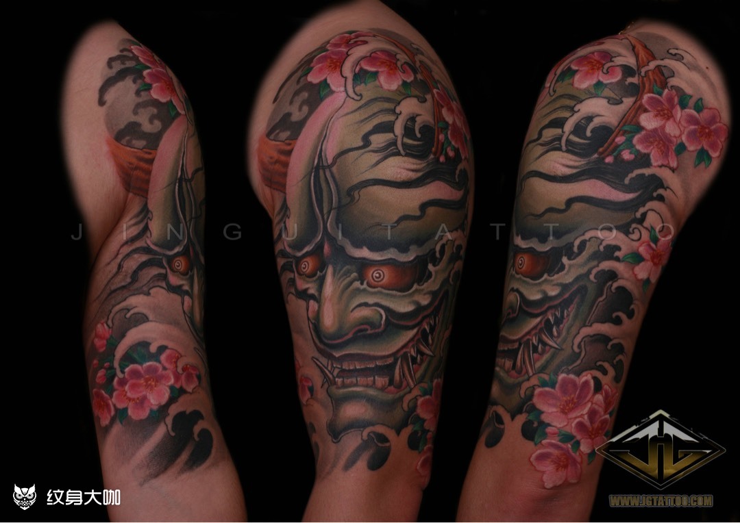 般若_纹身图案手稿图片_金鬼-海燕的纹身作品集