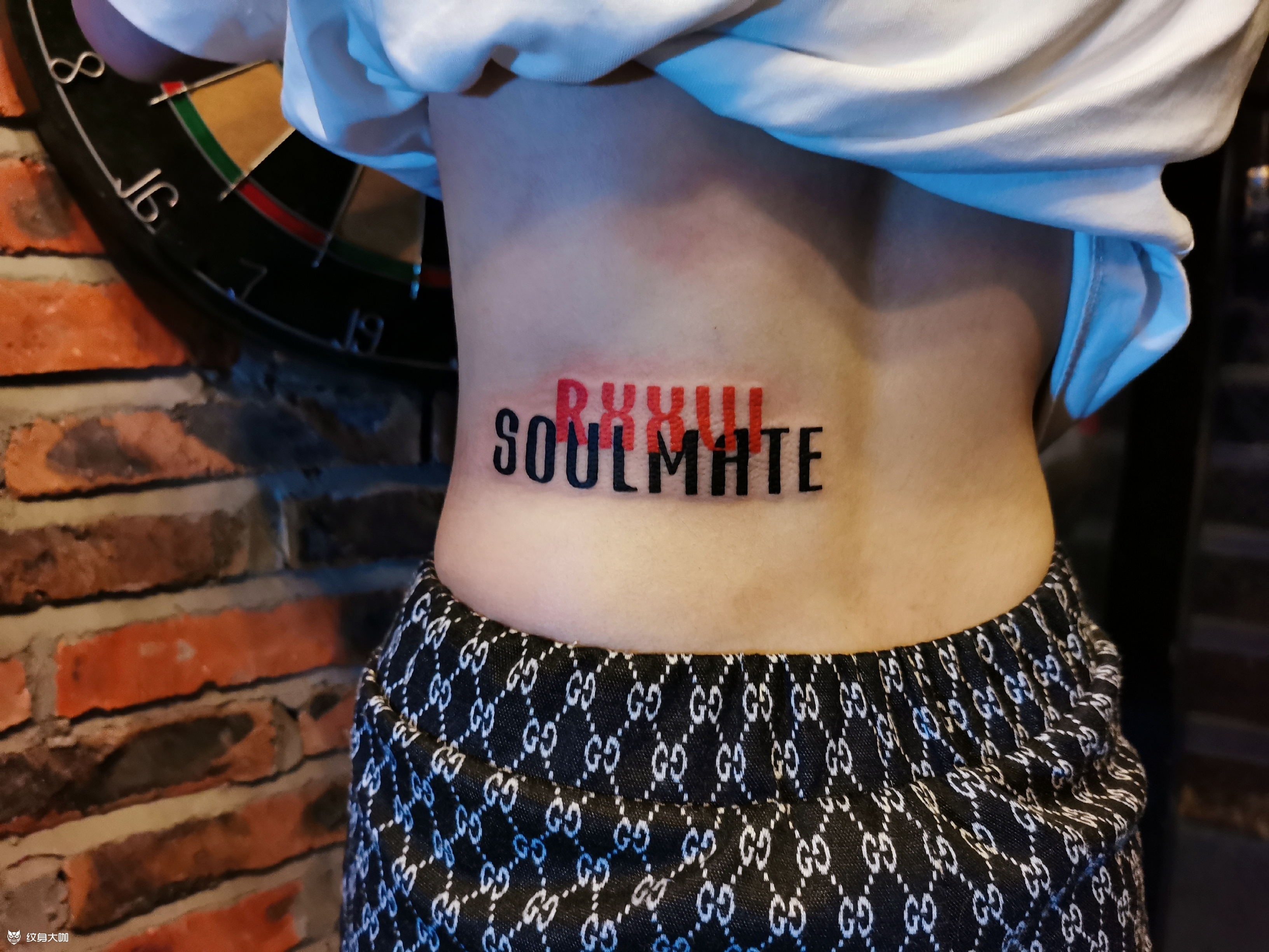 双色英文字_纹身图案手稿图片_黄旭的纹身作品集