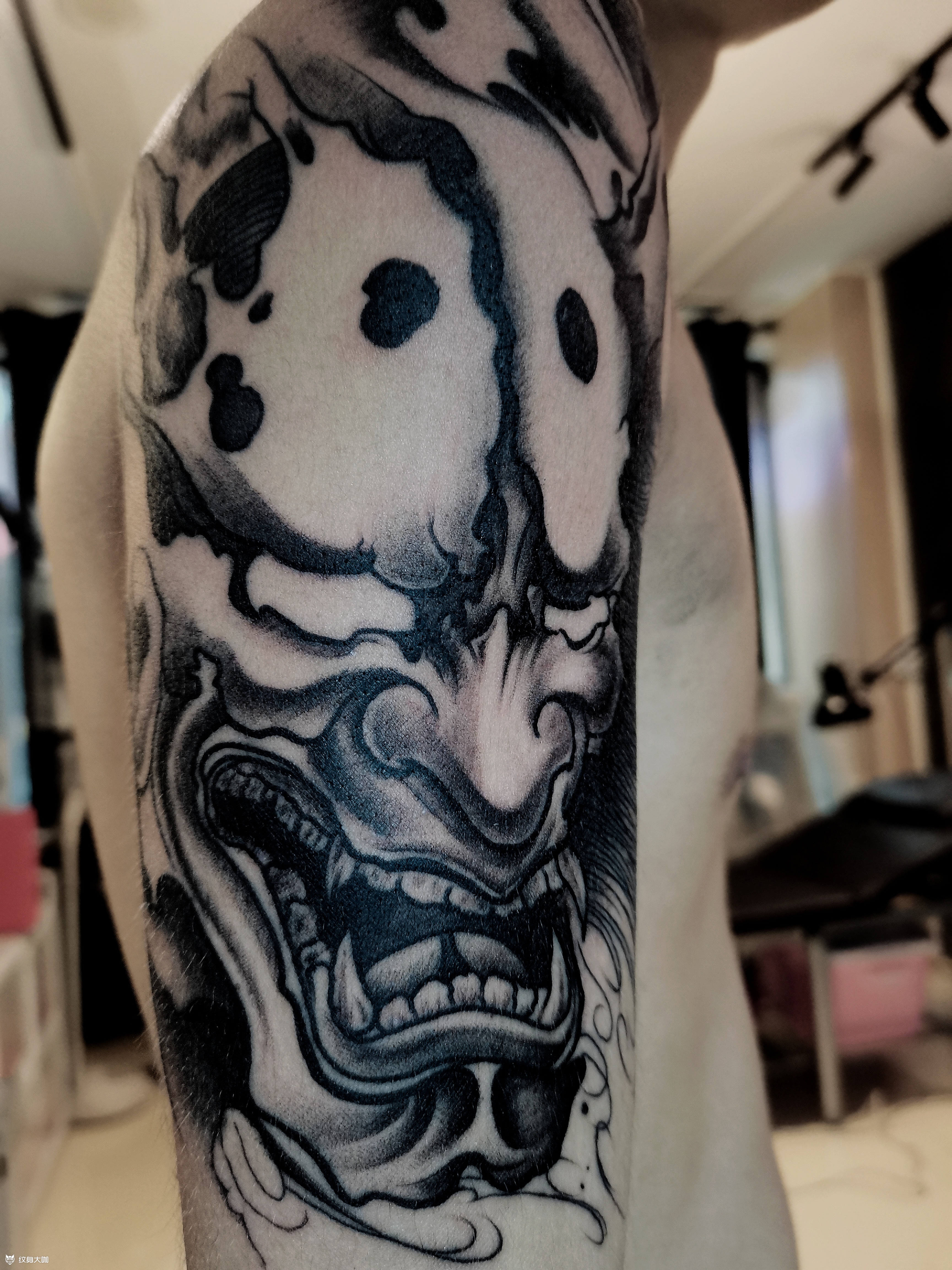 般若_纹身图案手稿图片_大雨的纹身作品集