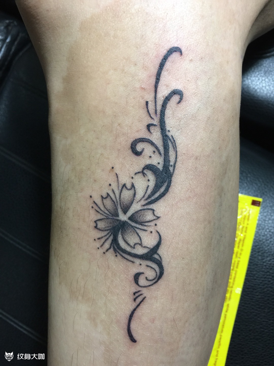 小花小草_纹身图案手稿图片_苏建湘的纹身作品集