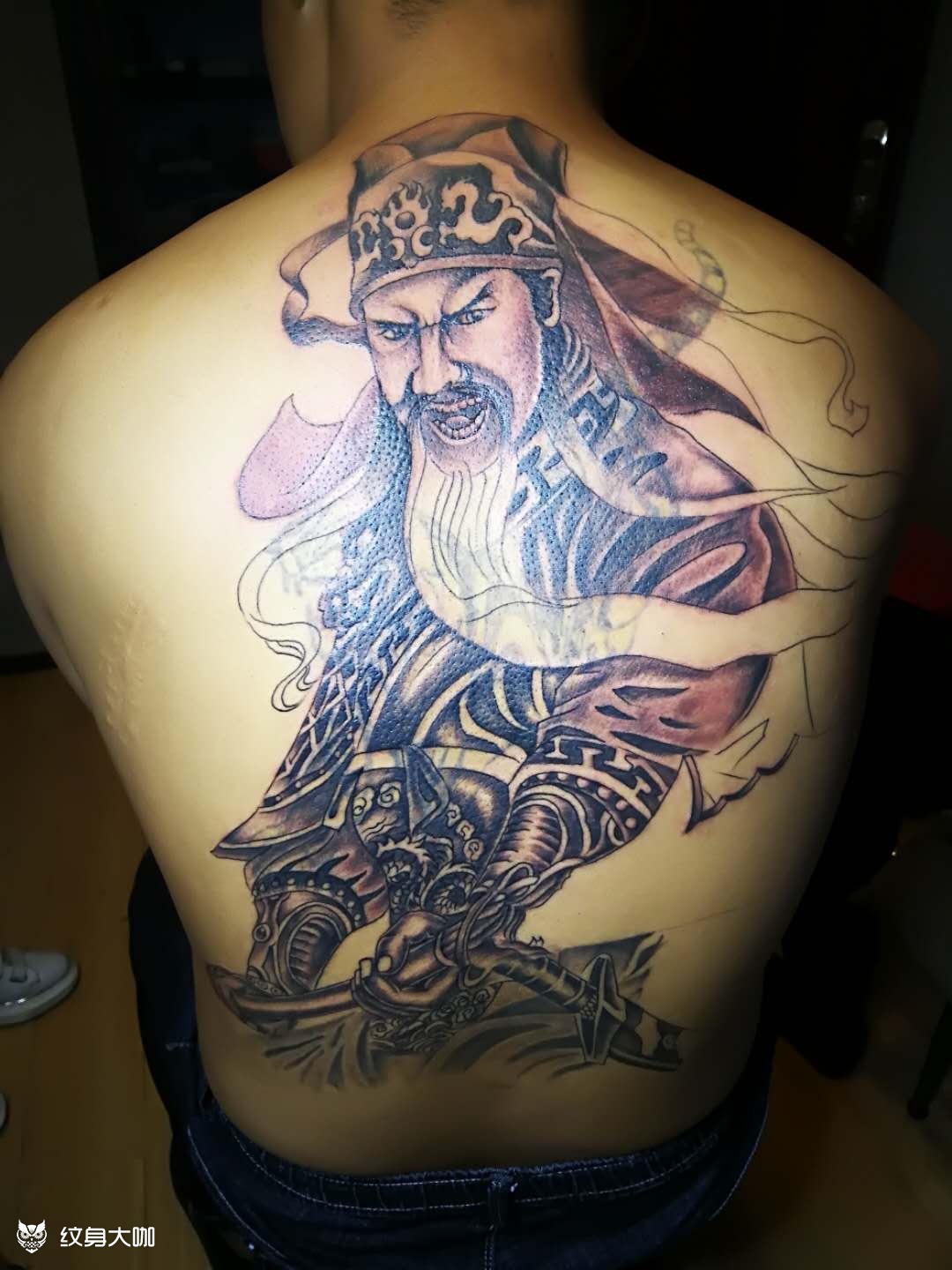未完成,关公_纹身图案手稿图片_栾于文的纹身作品集