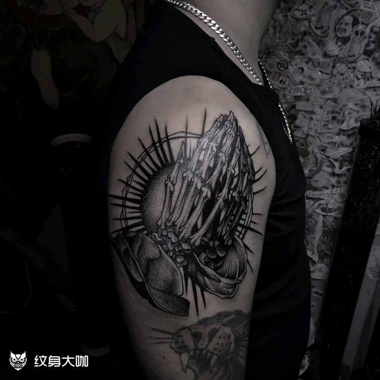 god bless u_纹身图案手稿图片_楚顶天的纹身作品集