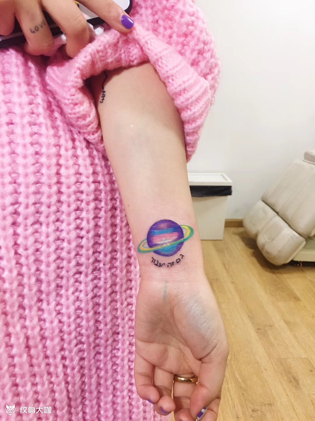 星球_纹身图案手稿图片_张骐的纹身作品集