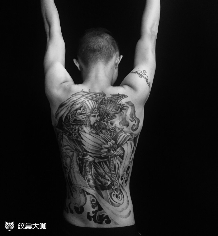 诸葛孔明_纹身图案手稿图片_twtattooht的纹身作品集