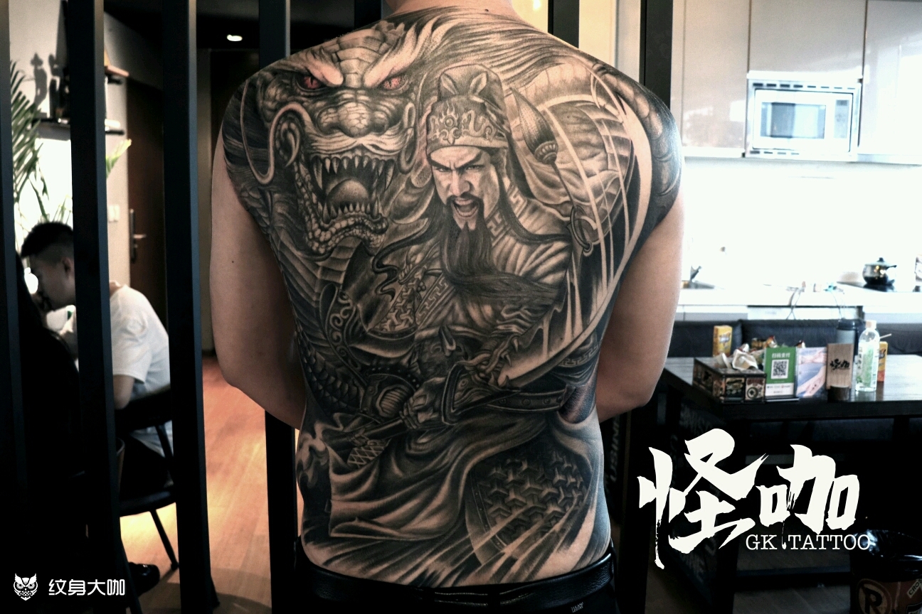 关公_纹身图案手稿图片_天津怪咖的纹身作品集