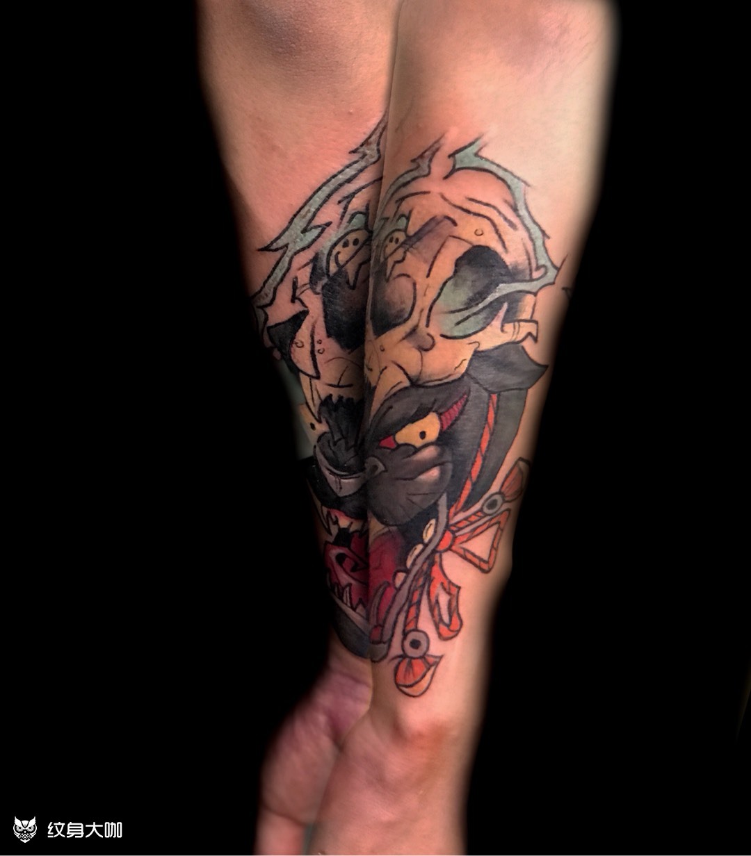 newschool黑豹_纹身图案手稿图片_young的纹身作品集