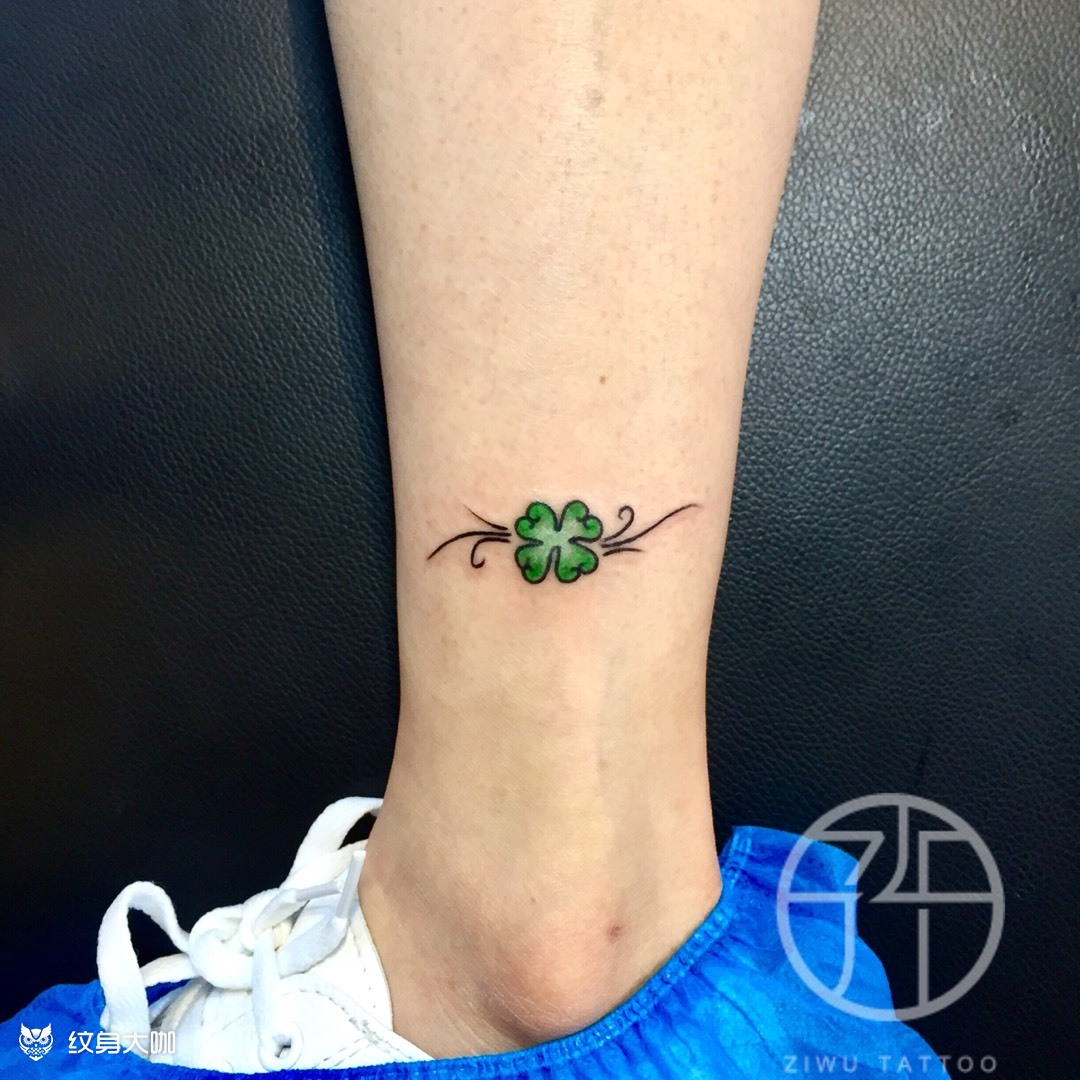 四叶草92_纹身图案手稿图片_沨间的纹身作品集