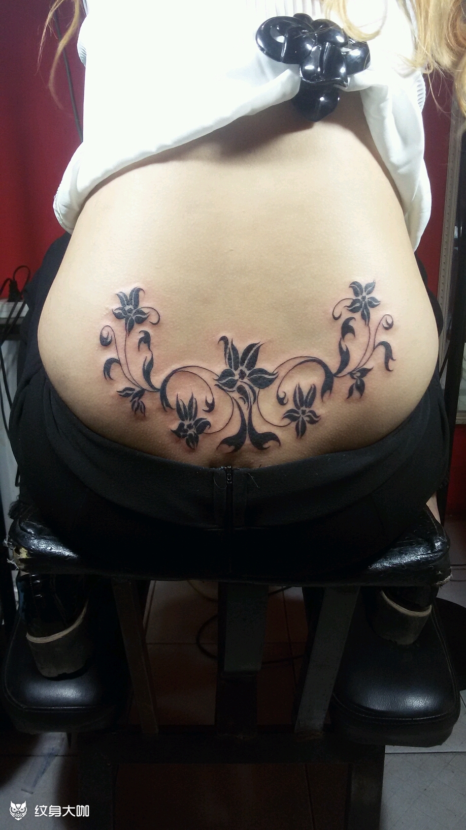 腰花纹身