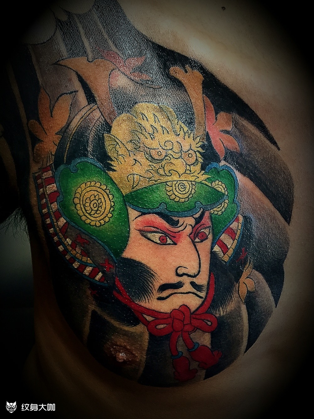 武士_纹身图案手稿图片_王鑫臣的纹身作品集