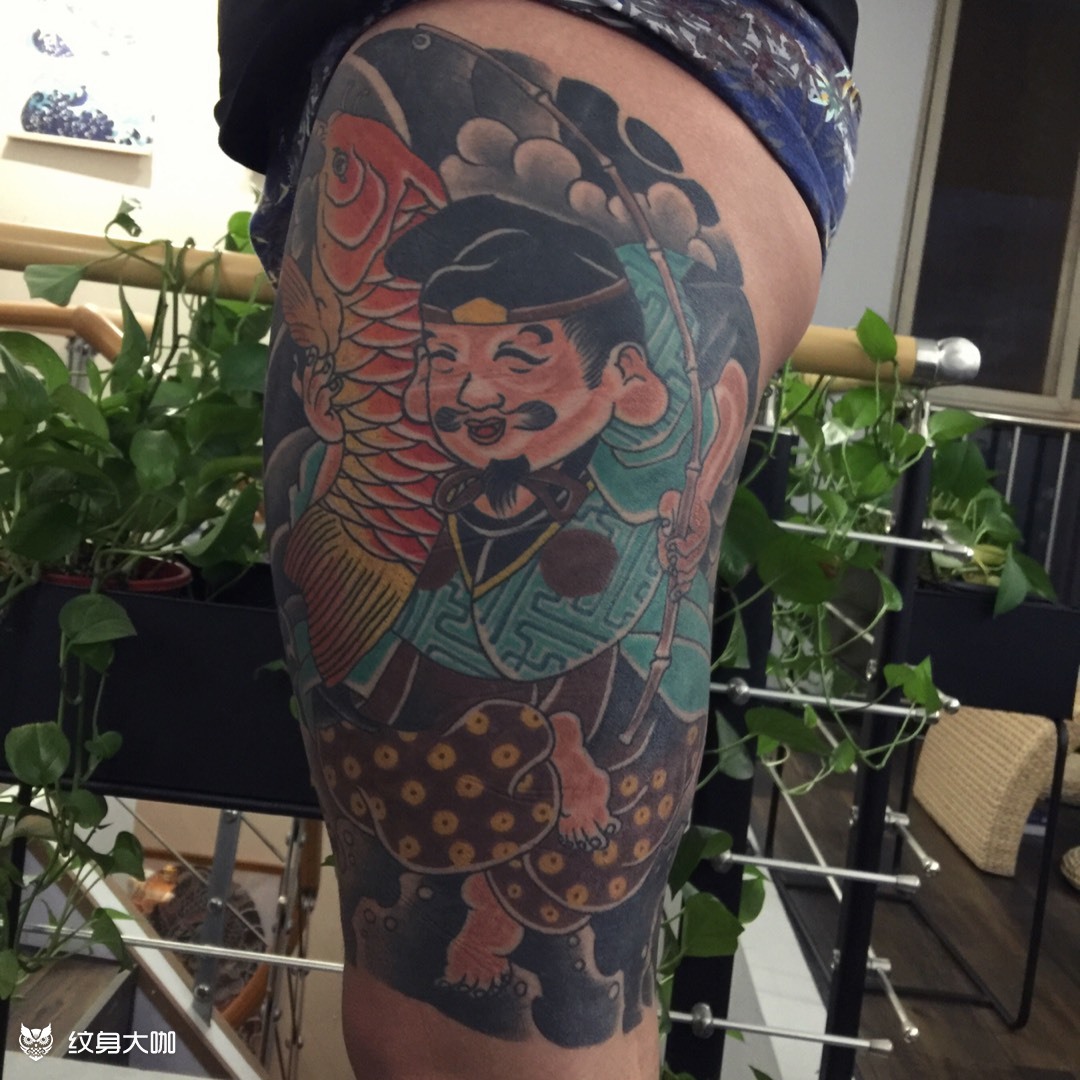 福神_纹身图案手稿图片_雕元的纹身作品集